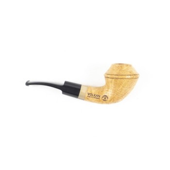 PIPA VOLKAN SABBIATA NATURALE HALF BENT BULLDOG
