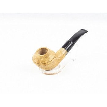 PIPA VOLKAN SABBIATA NATURALE HALF BENT BULLDOG