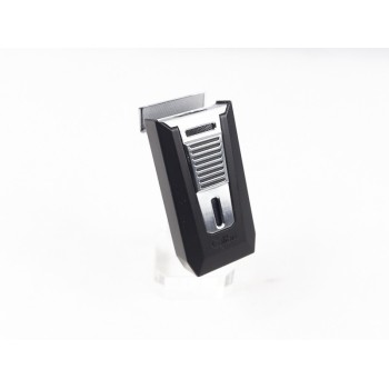 ACCENDINO COLIBRÌ SLIDE LI850T CON BUCASIGARI NERO E CROMO