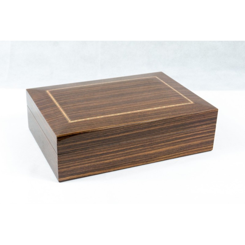 HUMIDOR CARTUJANO MEDIO PALISSANDRO CON INTARSIO