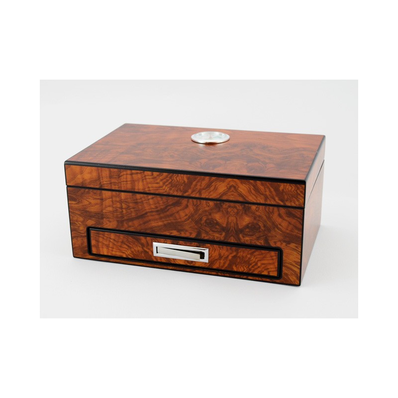 HUMIDOR PER TOSCANO LUBINSKI CON SET CIGAR RADICA OLMO HUMIDOR PER TOSCANO LUBINSKI CON SET CIGAR RADICA OLMO