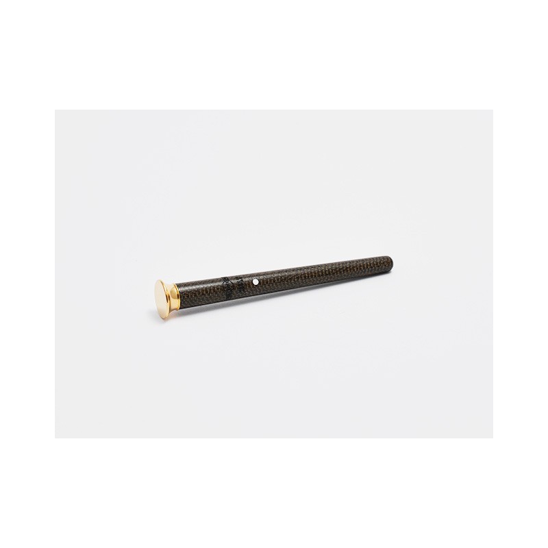 CURAPIPE DUNHILL JUNIOR CANVAS MARRONE PLACCATO ORO