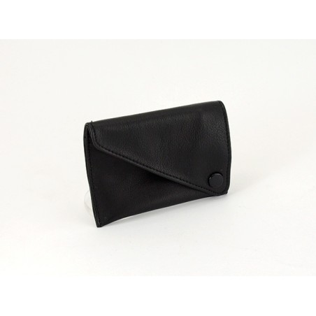 BUSTA PORTATABACCO LUBINSKI VEST POCKET NAPPA NERA