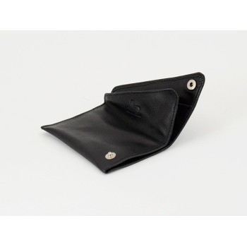 BUSTA PORTATABACCO LUBINSKI VEST POCKET NAPPA NERA