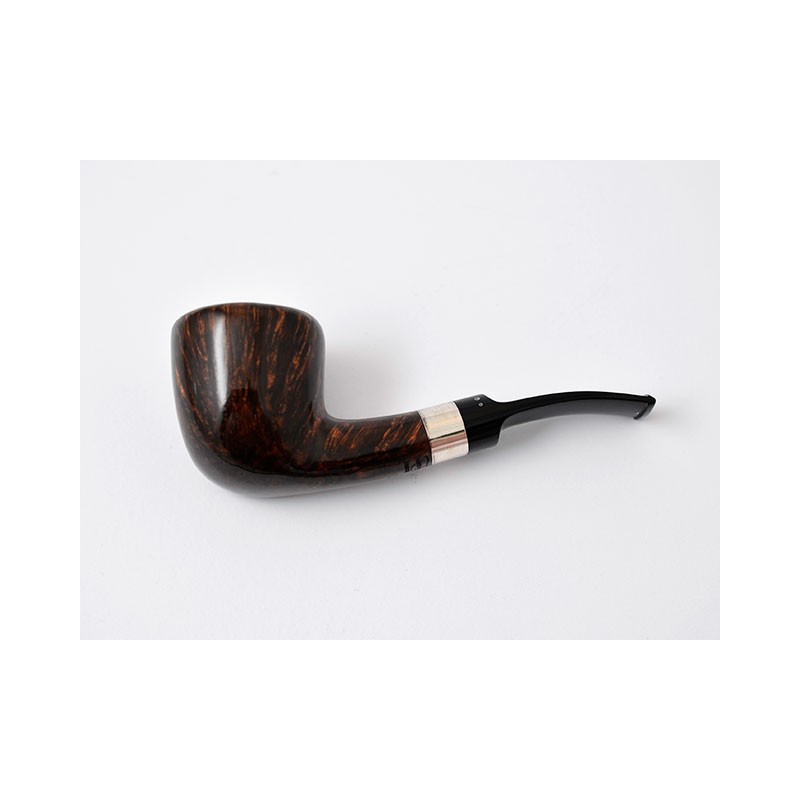 PIPA POUL WINSLOW GRADO C rif. 005 HALF BENT PEAR - VERA ARGENTO