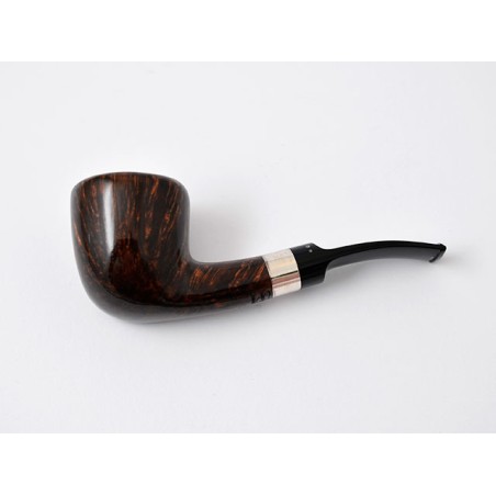 PIPA POUL WINSLOW GRADO C rif. 005 HALF BENT PEAR - VERA ARGENTO