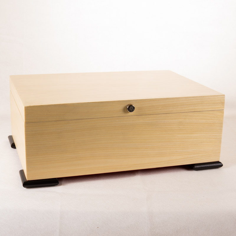 HUMIDOR CARTUJANO GRANDE LEGNO CHIARO CON PIEDINI