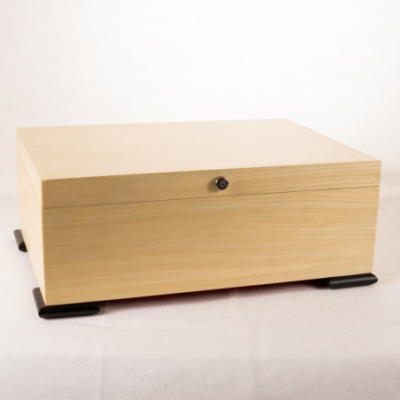 HUMIDOR CARTUJANO GRANDE LEGNO CHIARO CON PIEDINI