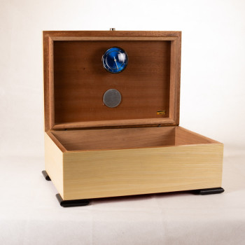 HUMIDOR CARTUJANO GRANDE LEGNO CHIARO CON PIEDINI