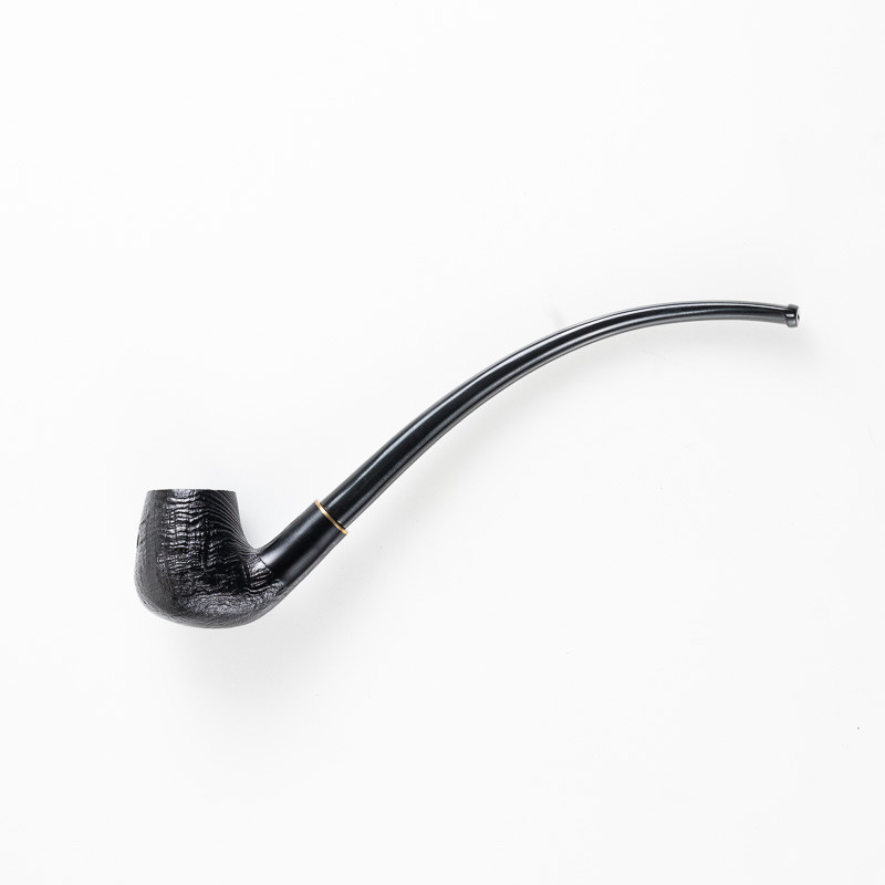 PIPA TALAMONA SABBIATA DOPPIO BOCCHINO rif. 538 CHURCHWARDEN BENT BILLIARD PIPA TALAMONA SABBIATA DOPPIO BOCCHINO rif. 538 CHURCHWARDEN BENT BILLIARD