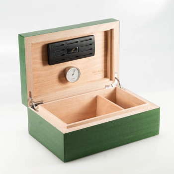 HUMIDOR GENTILI BOLIVAR VERDE SERIGRAFIA VINACCIA
