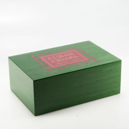HUMIDOR GENTILI BOLIVAR VERDE SERIGRAFIA VINACCIA