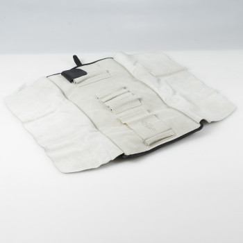 BUSTA PORTAPIPE SAVINELLI DA VIAGGIO NERA - 4 PIPE