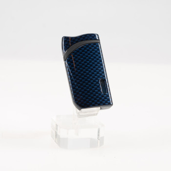 ACCENDINO COLIBRÌ FALCON CARBON FIBER METALLIC BLU