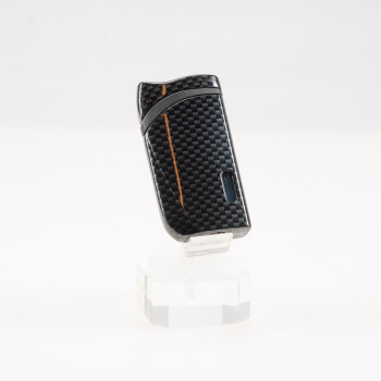 ACCENDINO COLIBRÌ FALCON CARBON FIBER METALLIC NERO