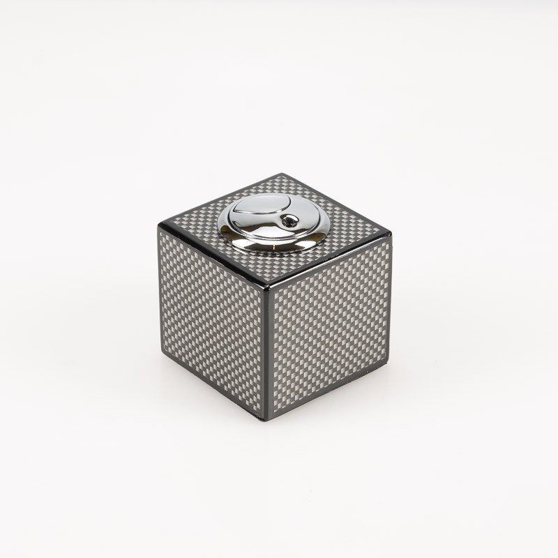 ACCENDINO DA TAVOLO LUBINSKI CUBE FIBRA DI CARBONIO