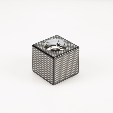ACCENDINO DA TAVOLO LUBINSKI CUBE FIBRA DI CARBONIO