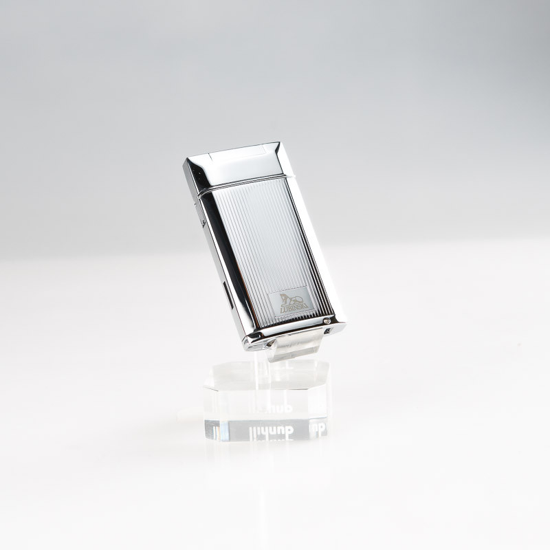 ACCENDINO LUBINSKI TORINO JET FLAME - CROMO LINEE VERTICALI CON BUCASIGARI