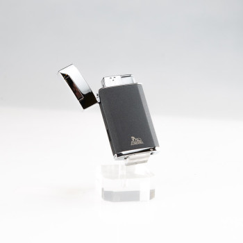 ACCENDINO LUBINSKI TORINO JET FLAME - NERO E CROMO CON BUCASIGARI