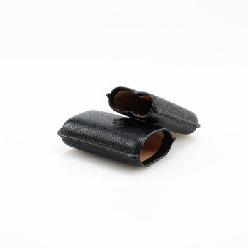 PORTASIGARI DA TASCA CARTUJANO TOSCANO NERO 2 POSTI