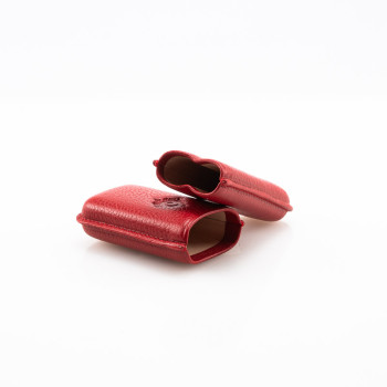 PORTASIGARI DA TASCA CARTUJANO TOSCANO ROSSO RUBINO 2 POSTI