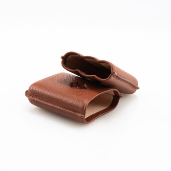 PORTASIGARI DA TASCA CARTUJANO TOSCANO COLOR CUOIO 3 POSTI