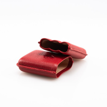 PORTASIGARI DA TASCA CARTUJANO TOSCANO ROSSO RUBINO 3 POSTI