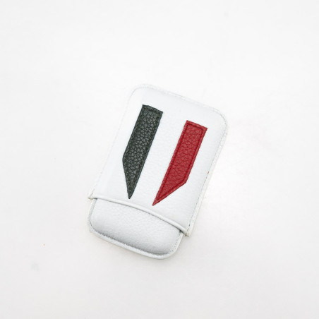 PORTASIGARI DA TASCA CARTUJANO TOSCANO ITALIA BIANCO 3 POSTI