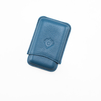 PORTASIGARI DA TASCA CARTUJANO TOSCANO AZZURRO 3 POSTI