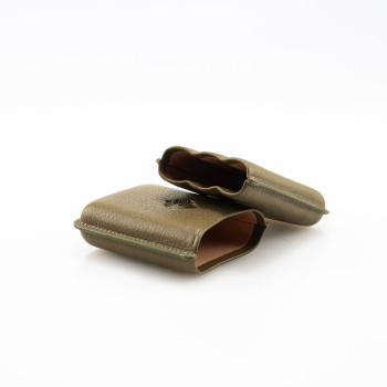 PORTASIGARI DA TASCA CARTUJANO TOSCANO VERDE MILITARE 3 POSTI