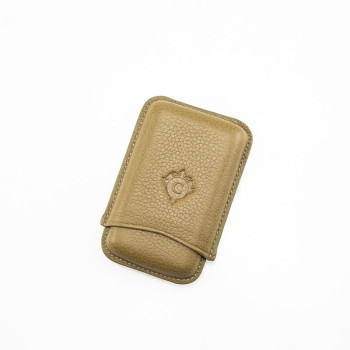 PORTASIGARI DA TASCA CARTUJANO TOSCANO VERDE MILITARE 3 POSTI