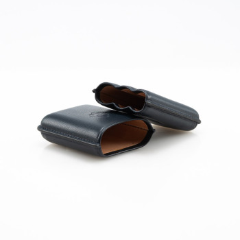 PORTASIGARI DA TASCA CARTUJANO TOSCANO BLU SAFFIANO 3 POSTI