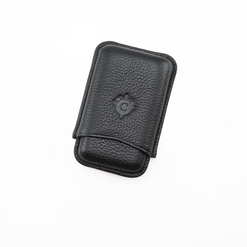 PORTASIGARI DA TASCA CARTUJANO TOSCANO NERO 3 POSTI