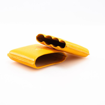 PORTASIGARI DA TASCA CARTUJANO TOSCANO GIALLO 4 POSTI