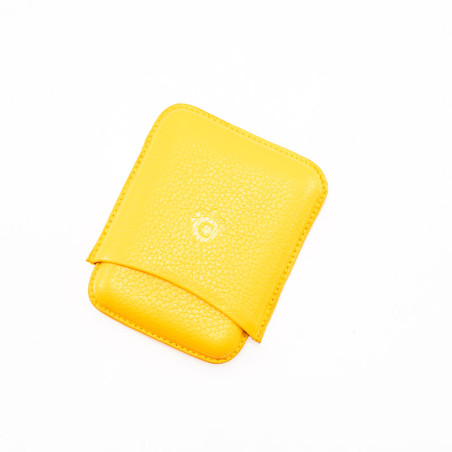 PORTASIGARI DA TASCA CARTUJANO TOSCANO GIALLO 4 POSTI