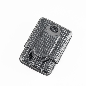 PORTASIGARI DA TASCA EGOIST DIAMOND ROBUSTO NERO 3 POSTI CON TAGLIASIGARI