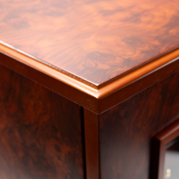 VETRINA LUBINSKI 7 CASSETTI RADICA OLMO