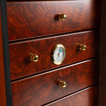 VETRINA LUBINSKI 7 CASSETTI RADICA OLMO