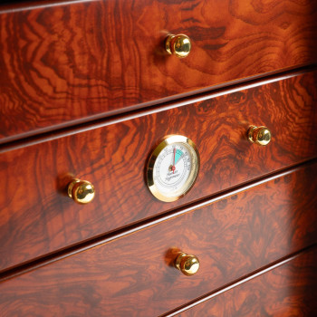 VETRINA LUBINSKI 5 CASSETTI RADICA OLMO