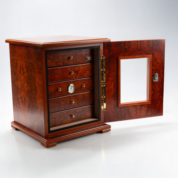 VETRINA LUBINSKI 5 CASSETTI RADICA OLMO