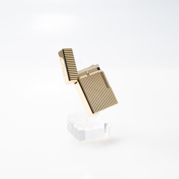 ACCENDINO DUPONT LINEA 1 ORO LINEE VERTICALI