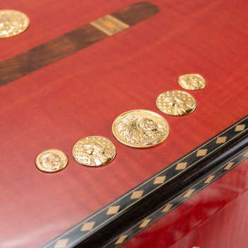 HUMIDOR ELIE BLEU SYCOMORE ONDÉ ROUGE