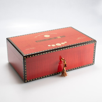 HUMIDOR ELIE BLEU SYCOMORE ONDÉ ROUGE