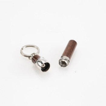 BUCASIGARI ELIE BLEU LEGNO PREGIATO FIN. CROMO LUCIDO