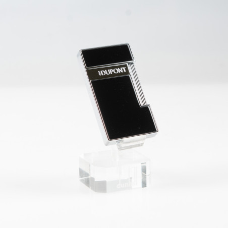 ACCENDINO DUPONT SLIMMY LACCATO NERO - FINITURE CROMATE