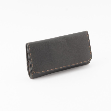 BUSTA PORTATABACCO LUBINSKI AVVOLGIBILE PICCOLA NAPPA TESTA MORO