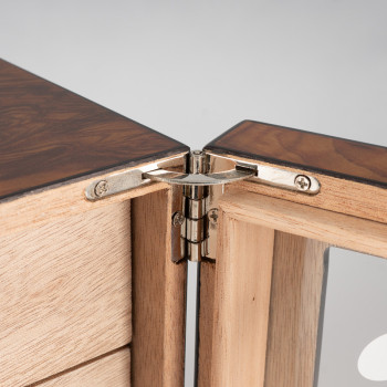 VETRINETTA LUBINSKI 4 CASSETTI OLMO OPACO