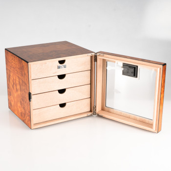 VETRINETTA LUBINSKI 4 CASSETTI OLMO OPACO