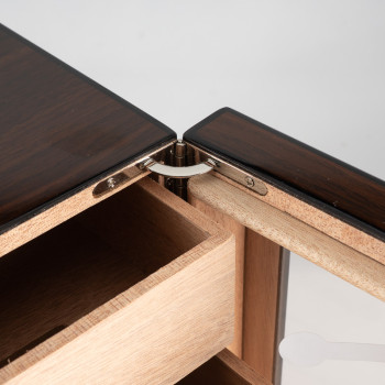 VETRINETTA LUBINSKI 4 CASSETTI NOCE