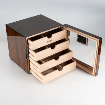 VETRINETTA LUBINSKI 4 CASSETTI NOCE